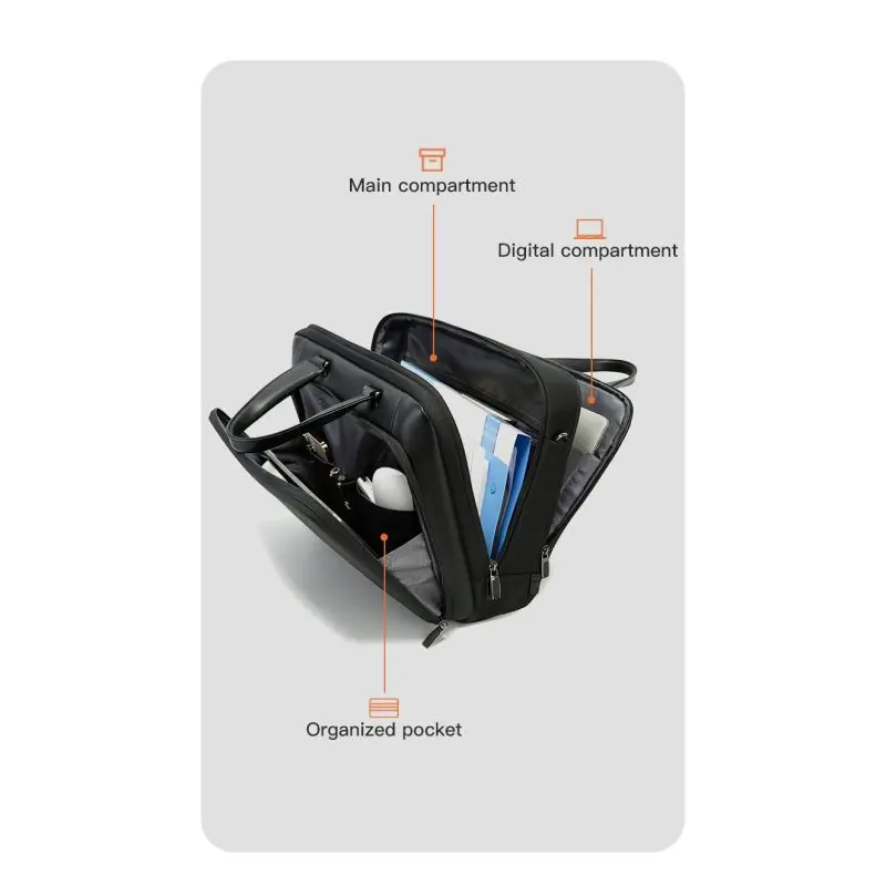 Χαρτοφύλακας Laptop 15.6' Bange 8029 μαύρο Χαρτοφύλακας Laptop 15.6' Bange 8029 μαύρο