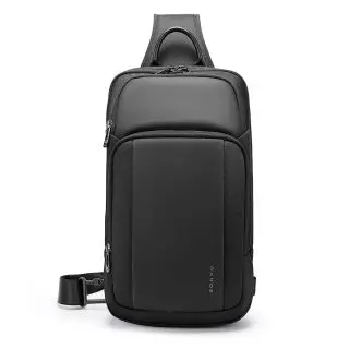 Τσαντάκι ώμου χιαστί crossbody Bange 7795 μαύρο