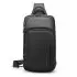 Τσαντάκι ώμου χιαστί crossbody Bange 7795 μαύρο