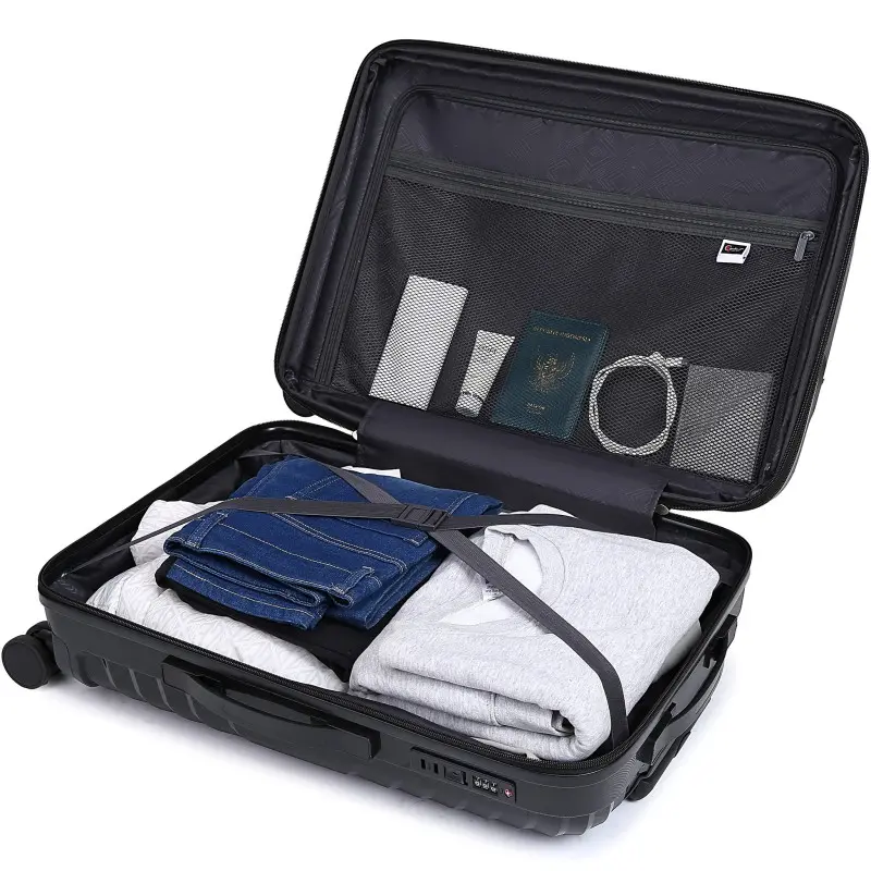 Σετ Βαλίτσες Τριάδα 7000 Cardinal 56,5x24,5x37 cm + 66,5x27,5x45 cm + 76X32,5X51 cm μαύρο
