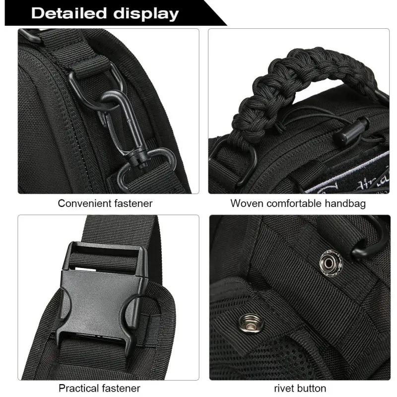 Στρατιωτική Τσάντα Στήθους Tactical Cardinal MT4070 μαύρο