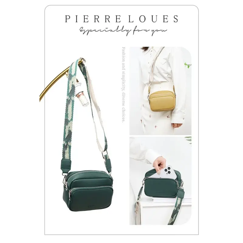 Γυναικεία Τσάντα Χιαστί Pierre Loues PL959-9 πράσινο
