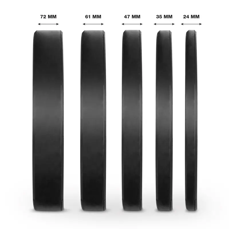 Δίσκος AMILA Black R Bumper Slim 50mm 5Kg