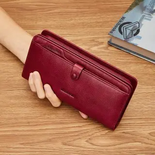 Δερμάτινο Ανδρικό πορτοφόλι William Polo 218163 red Δερμάτινο Ανδρικό πορτοφόλι William Polo 218163 red