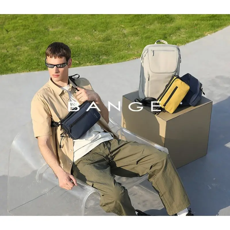 Τσαντάκι ώμου crossbody Bange 8089-1 μπλε
