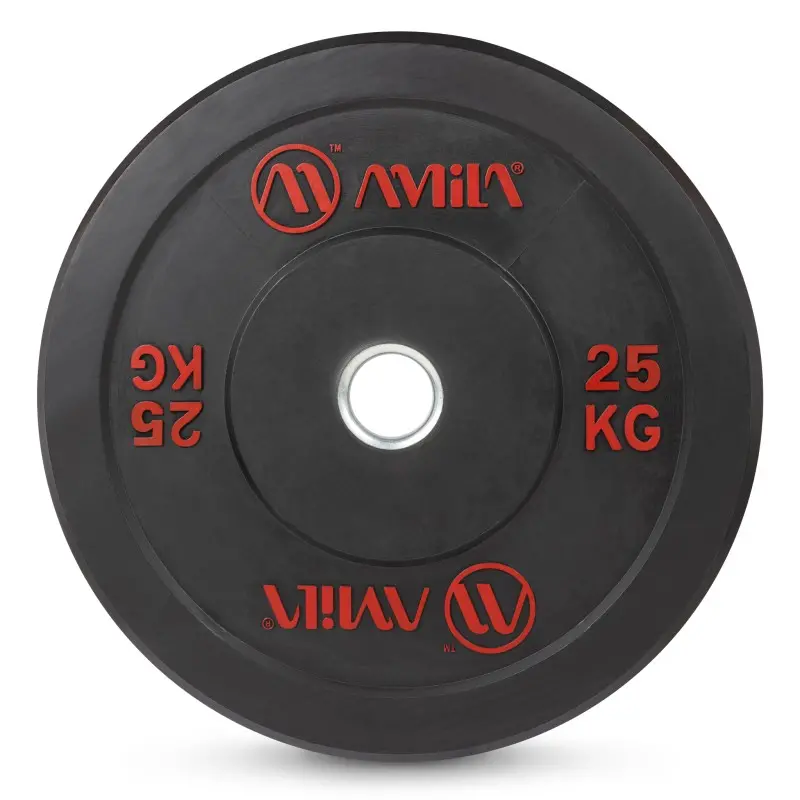 Δίσκος AMILA Black R Bumper Slim 50mm 25Kg