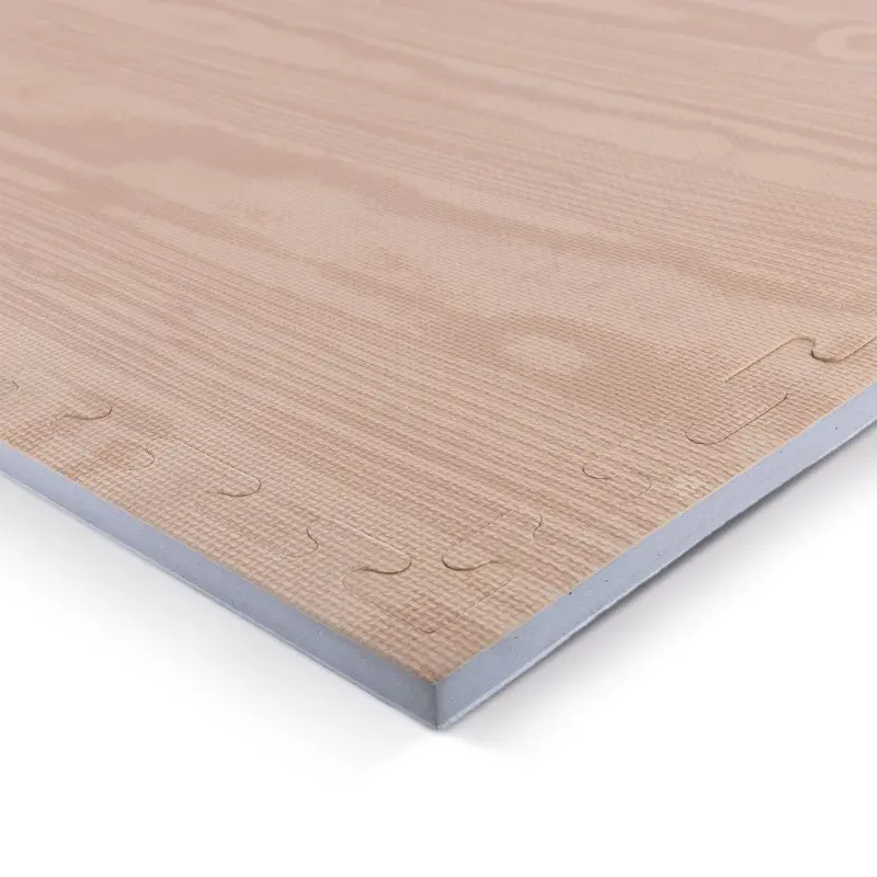 Δάπεδο Προστασίας Puzzle EVA 100x100x2 cm – Ξύλο / Γκρι