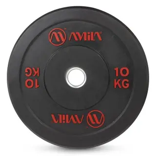 Δίσκος AMILA Black R Bumper Slim 50mm 10Kg