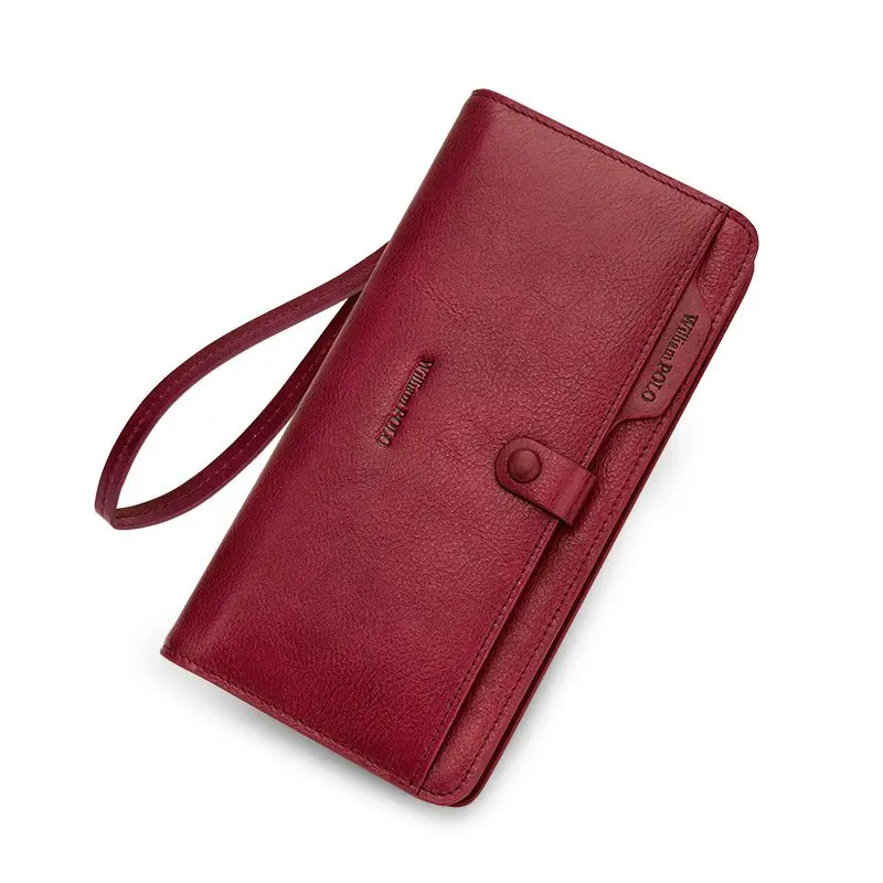 Δερμάτινο Ανδρικό πορτοφόλι William Polo 218163 red