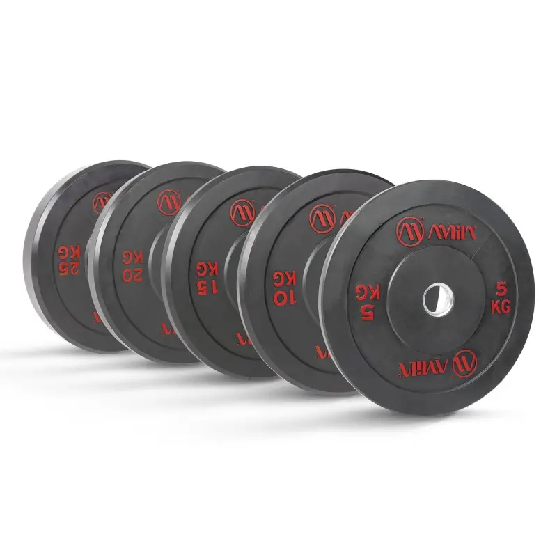 Δίσκος AMILA Black R Bumper Slim 50mm 15Kg