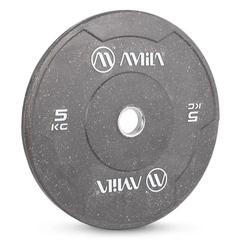 Δίσκος Color Bumper Plate Slim 50 mm 5 kg – Γκρι