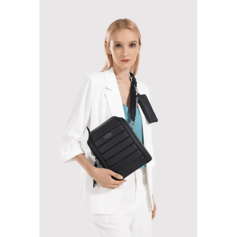 Τσαντάκι ώμου χιαστί Premium Collection Bange YD252 μαύρο Τσαντάκι ώμου χιαστί Premium Collection Bange YD252 μαύρο