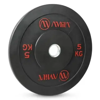 Δίσκος AMILA Black R Bumper Slim 50mm 5Kg Δίσκος AMILA Black R Bumper Slim 50mm 5Kg