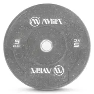 Δίσκος Color Bumper Plate Slim 50 mm 5 kg – Γκρι