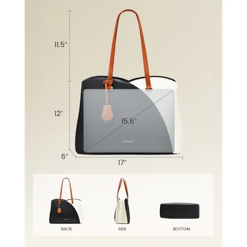 Γυναικεία Τσάντα ώμου Lovevook 15,6'' WB3290 beige/black