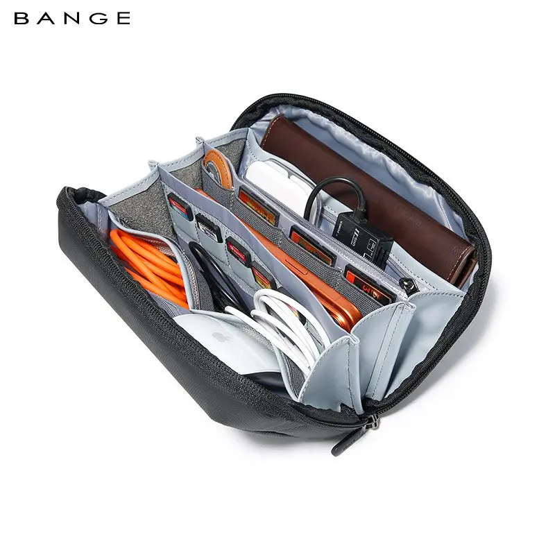 Τσάντα χειρός organizer των αξεσουάρ Bange 7885 μαύρο