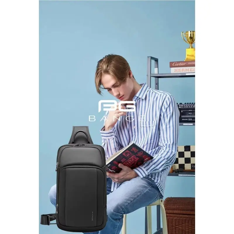 Τσαντάκι ώμου χιαστί crossbody Bange 7795 μαύρο