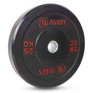 Δίσκος AMILA Black R Bumper Slim 50mm 25Kg