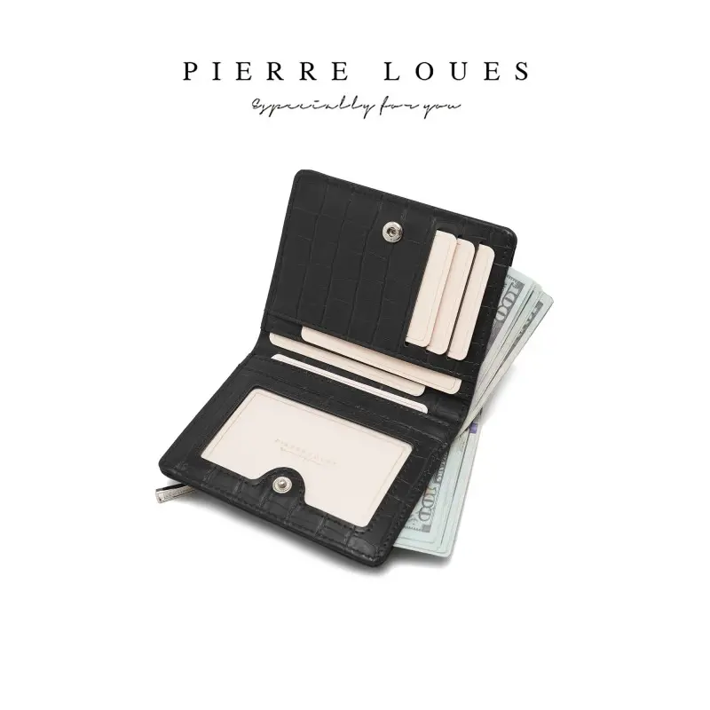 Μικρό Πορτοφόλι Γυναικείο Pierre Loues PL822-17A μαύρο Μικρό Πορτοφόλι Γυναικείο Pierre Loues PL822-17A μαύρο