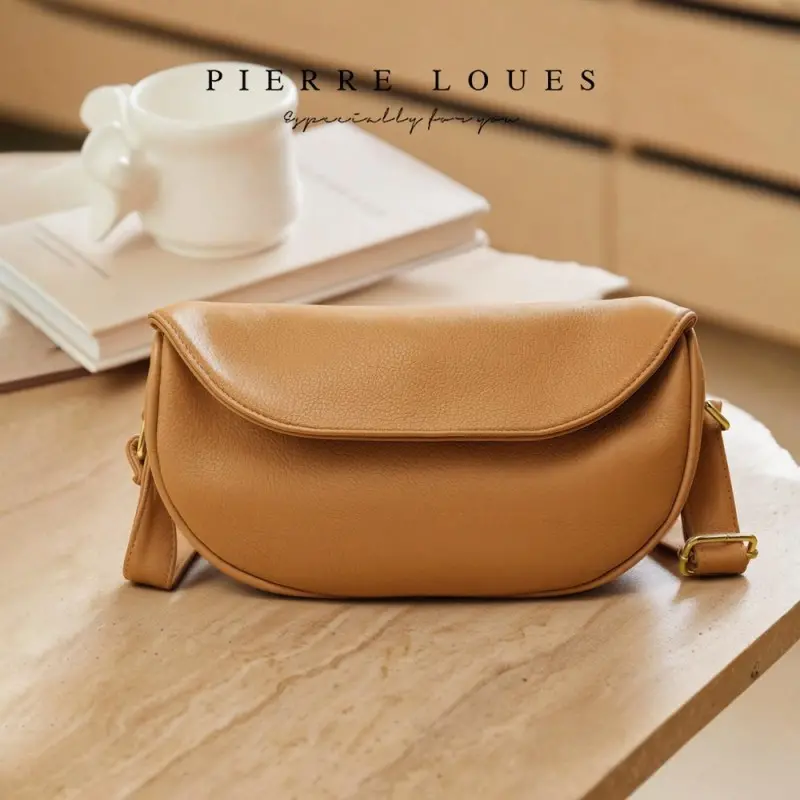 Τσάντα Γυναικεία Χιαστί Χιαστί Pierre Loues PL868-67 καφε Τσάντα Γυναικεία Χιαστί Χιαστί Pierre Loues PL868-67 καφε