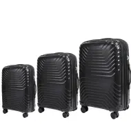 Σετ Βαλίτσες Τριάδα 7000 Cardinal 56,5x24,5x37 cm + 66,5x27,5x45 cm + 76X32,5X51 cm μαύρο