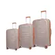 Σετ Βαλίτσες Τριάδα 7000 Cardinal 56,5x24,5x37 cm + 66,5x27,5x45 cm + 76X32,5X51 cm μπεζ