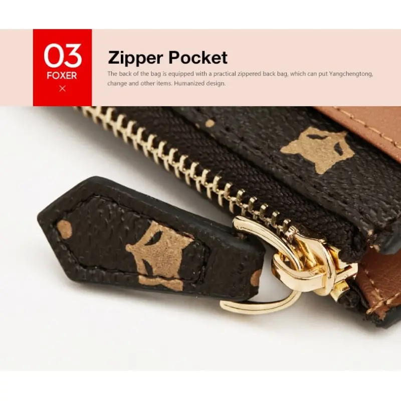 Γυναικείο πορτοφόλι/καρτοθήκη PVC Foxer 2161015F καφέ