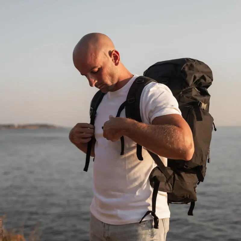 Σακίδιο πεζοπορίας Cardinal αδιάβροχο Daypack 60L 521 μαύρο