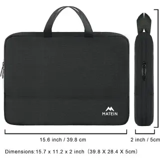 Υφασμάτινος Χαρτοφύλακας Matein 15,6  laptop 5L 1025 μαύρο