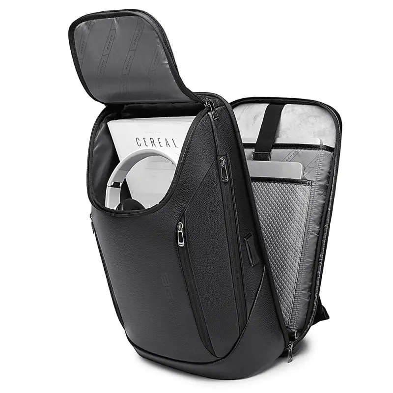 Δερμάτινο Σακίδιο πλάτης 24L Laptop 15,6” Bange 6623 μαύρο Δερμάτινα σακίδια πλάτης 6623μαύρο Bange Δερμάτινο Σακίδιο πλάτης 24L Laptop 15,6” Bange 6623 μαύρο