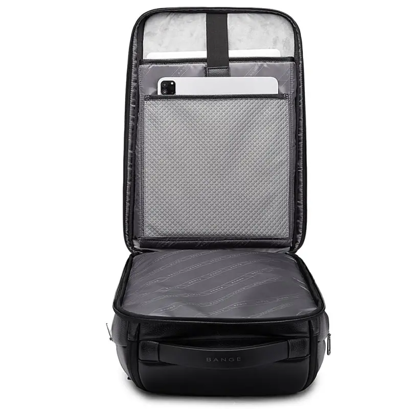 Δερμάτινο Σακίδιο πλάτης 24L Laptop 15,6” Bange 6623 μαύρο Δερμάτινα σακίδια πλάτης 6623μαύρο Bange Δερμάτινο Σακίδιο πλάτης 24L Laptop 15,6” Bange 6623 μαύρο