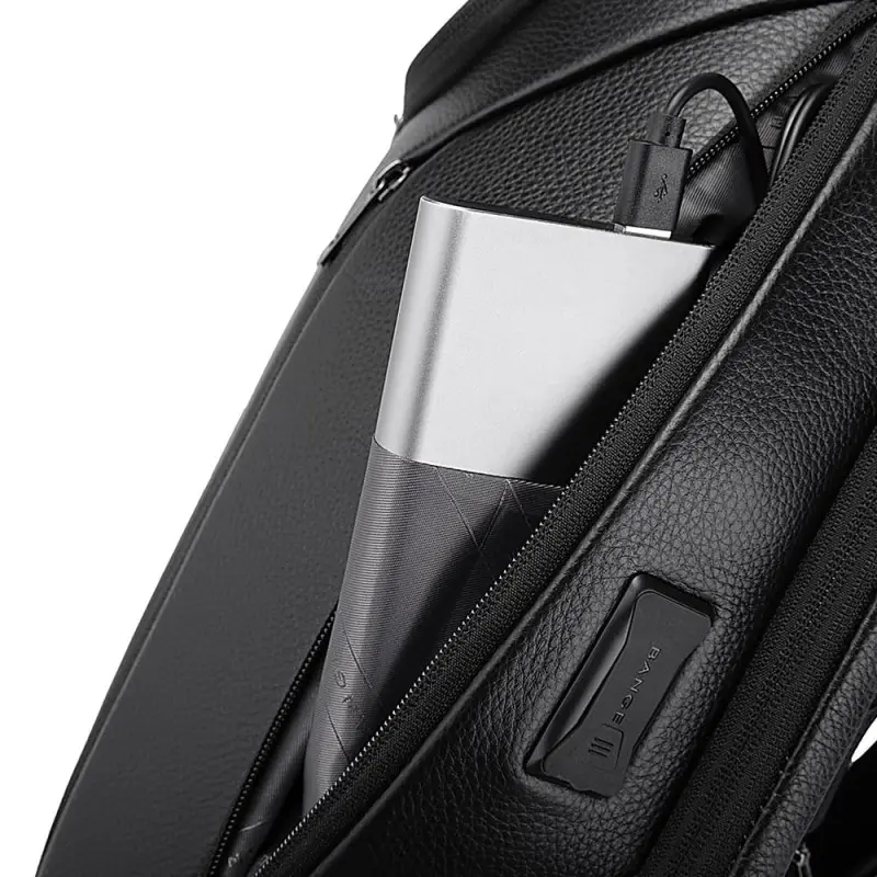Δερμάτινο Σακίδιο πλάτης 24L Laptop 15,6” Bange 6623 μαύρο Δερμάτινα σακίδια πλάτης 6623μαύρο Bange Δερμάτινο Σακίδιο πλάτης 24L Laptop 15,6” Bange 6623 μαύρο