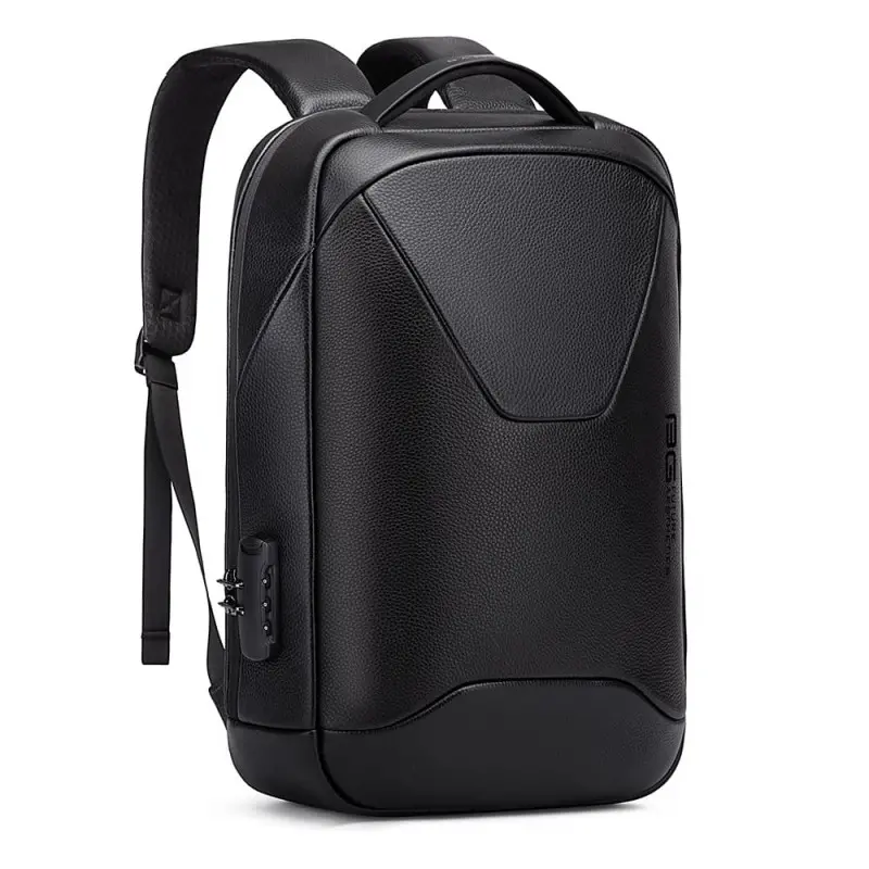 Δερμάτινο Σακίδιο πλάτης 21L Laptop 15,6” Bange 6621 μαύρο
