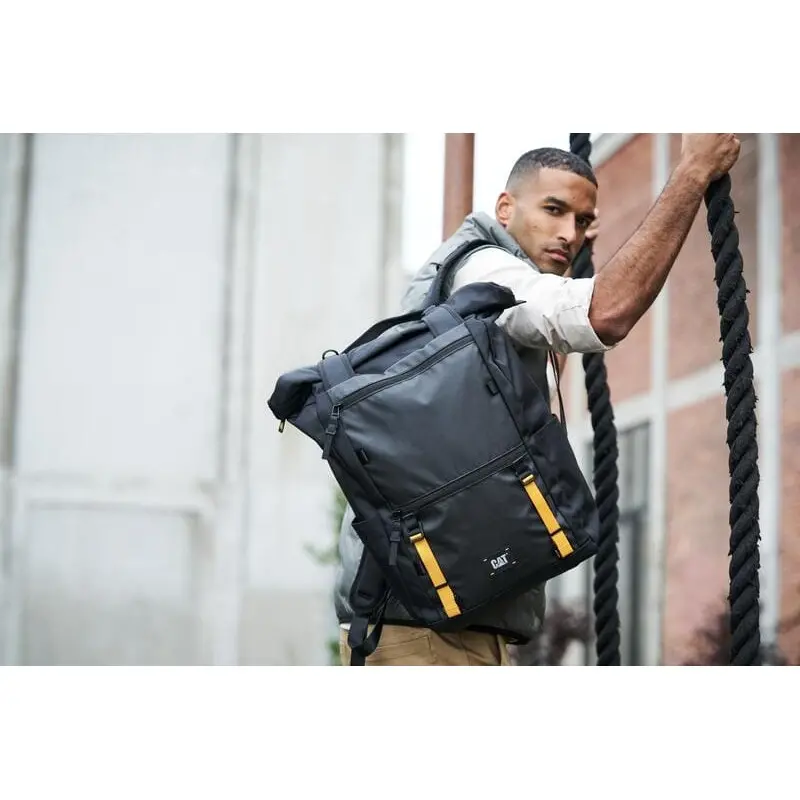 Backpack Utility X Rolltop Caterpillar 28 L 84840-01 Σακίδια Πλάτης 84840-01 Caterpillar Backpack Utility X Rolltop Caterpillar 28 L 84840-01