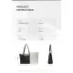 Γυναικεία Τσάντα Shopper Χειρός Pierre Loues PL615-40 μαύρο