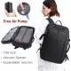 Σακίδιο πλάτης vacuum 36L Laptop 17,3” Bange 3028 μαύρο