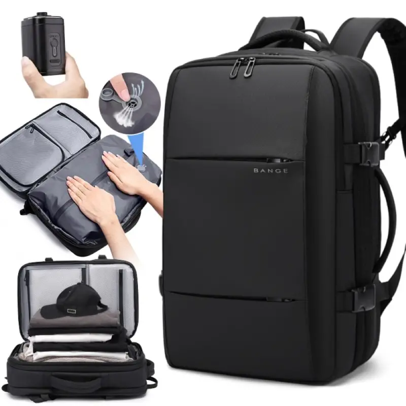Σακίδιο πλάτης vacuum 36L Laptop 17,3” Bange 3028 μαύρο