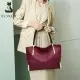 Δερμάτινη Γυναικεία Τσάντα Shopper 'Ωμου Foxer 938032F red