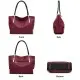 Δερμάτινη Γυναικεία Τσάντα Shopper 'Ωμου Foxer 938032F red