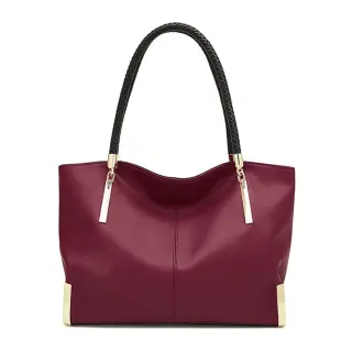 Δερμάτινη Γυναικεία Τσάντα Shopper 'Ωμου Foxer 938032F red