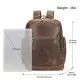 Δερμάτινο σακίδιο πλάτης Cardinal 35 L 2330 coffee