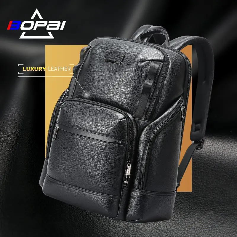 Δερμάτινο Σακίδιο 33L Laptop 15,6” Bopai 61-123511 μαύρο Δερμάτινα σακίδια πλάτης 61-123511 μαύρο Bopai Δερμάτινο Σακίδιο 33L Laptop 15,6” Bopai 61-123511 μαύρο