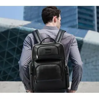 Δερμάτινο Σακίδιο πλάτης 25L Laptop 15,6” Bopai 61-129171 μαύρο