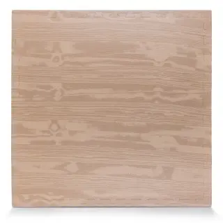 Δάπεδο Προστασίας Puzzle EVA 100x100x2,5 cm – Ξύλο / Μαύρο