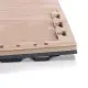 Δάπεδο Προστασίας Puzzle EVA 100x100x2,5 cm – Ξύλο / Μαύρο
