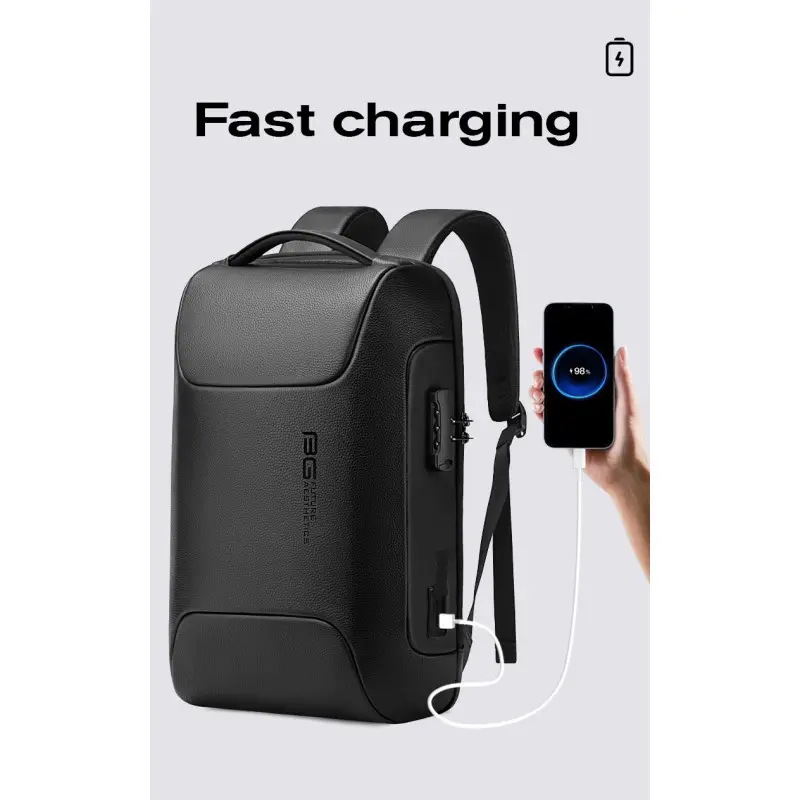 Δερμάτινο Σακίδιο πλάτης 23L Laptop 15,6” Bange 6622 μαύρο Δερμάτινα σακίδια πλάτης 6622μαύρο Bange Δερμάτινο Σακίδιο πλάτης 23L Laptop 15,6” Bange 6622 μαύρο