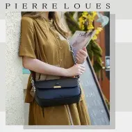 Γυναικεία Τσάντα Χιαστί Pierre Loues PL782-138 μαύρο Γυναικεία Τσάντα Χιαστί Pierre Loues PL782-138 μαύρο