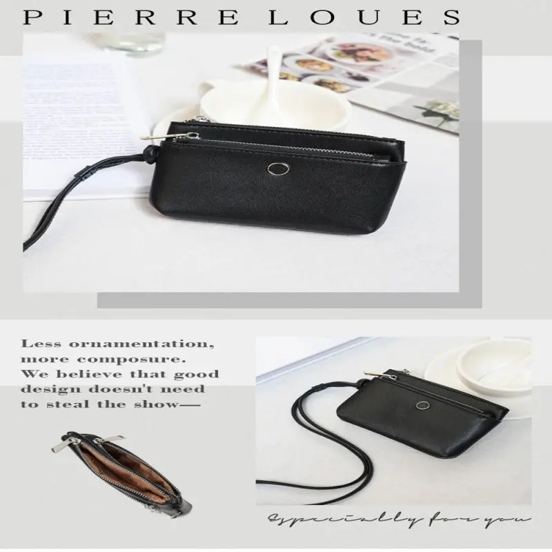 Μικρό Πορτοφόλι Γυναικείο Pierre Loues PL967-54 μαύρο