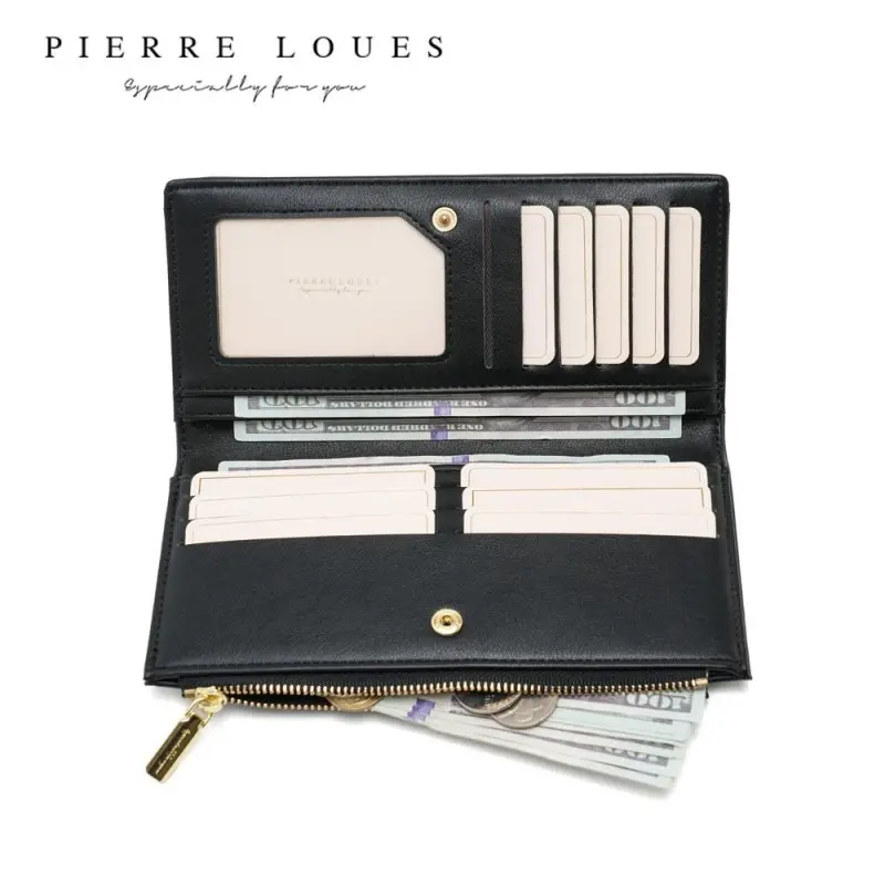 Πορτοφόλι Γυναικείο Μεγάλο Pierre Loues PL821-78-1 μαύρο