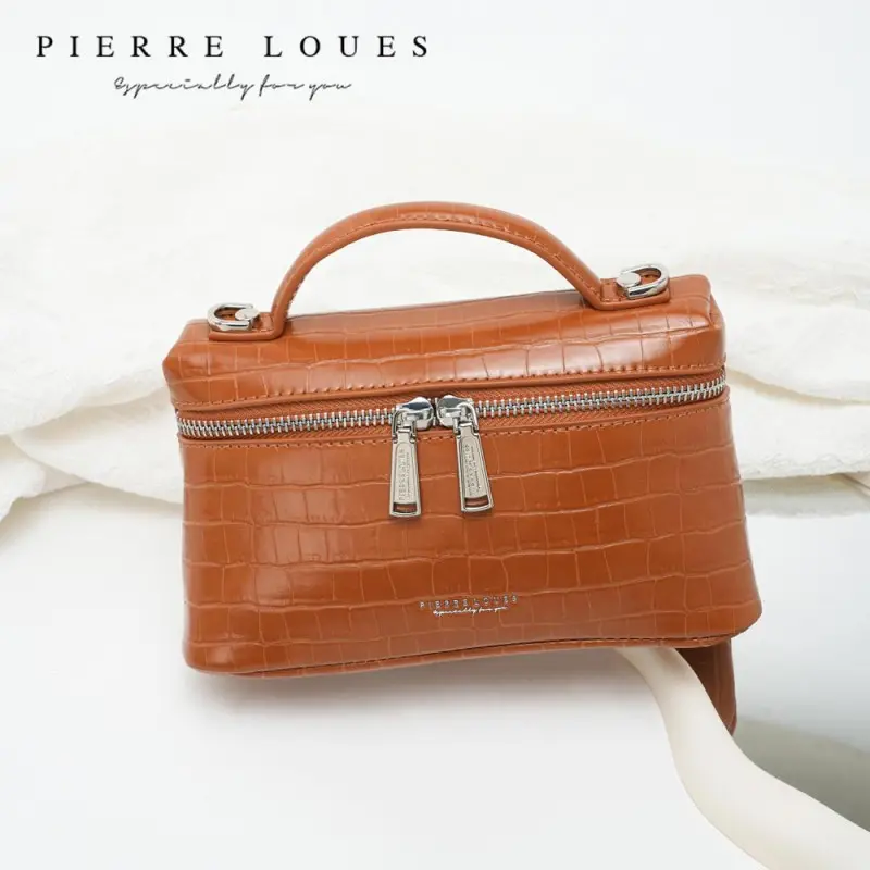 Γυναικεία Τσάντα Χιαστί Pierre Loues PL931-69-Α03 καφέ